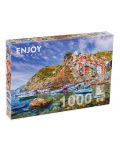 Puzzle Enjoy de 1000 piese - Riomaggiore, Cinque Terre, Italy - 1t